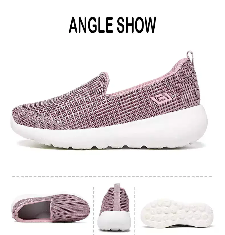 🔥Last Day 49% OFF - Women Light weight Soft-soled Flyknit Walking Shoes