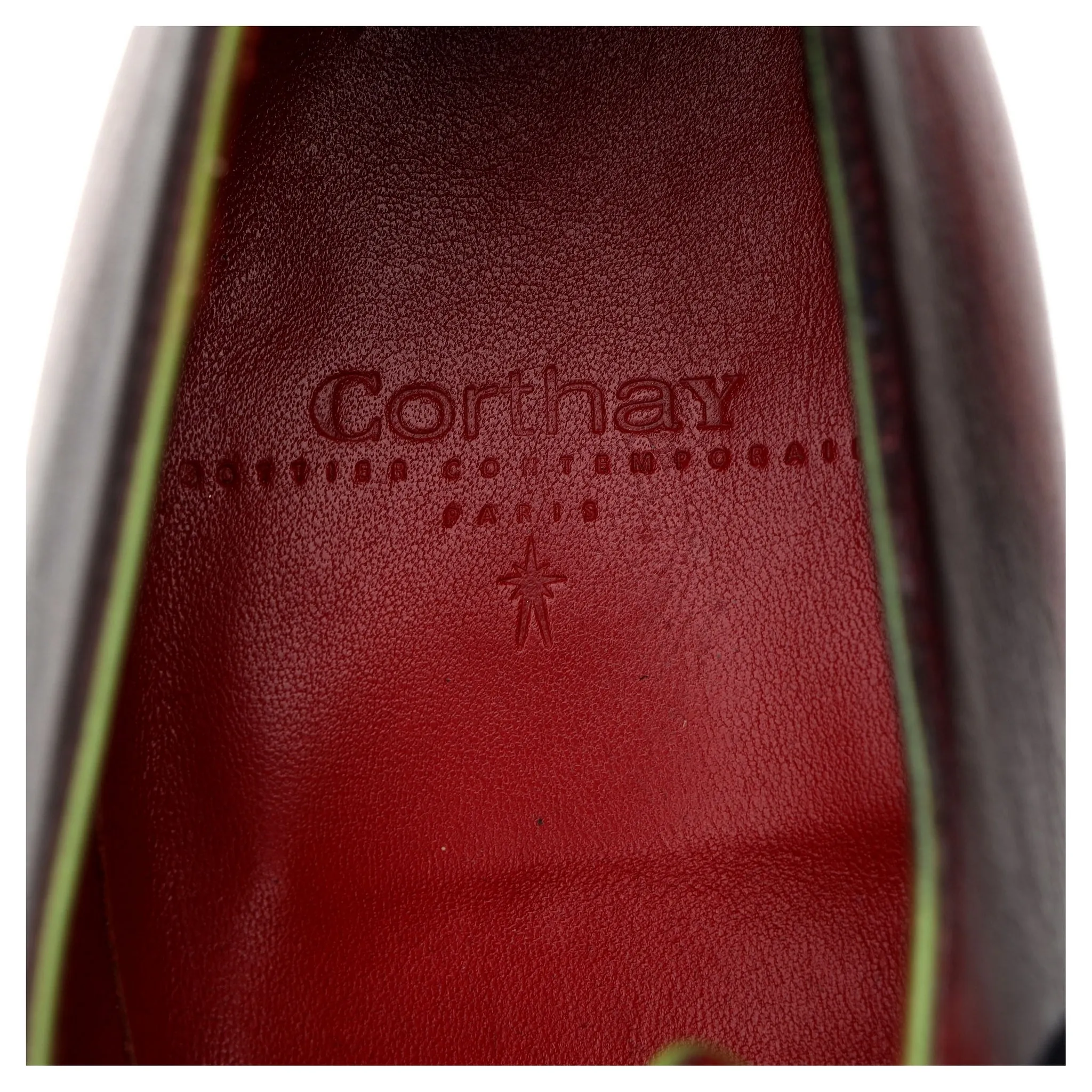'Lateral Lace' Black Red Leather Oxford UK 8.5 E