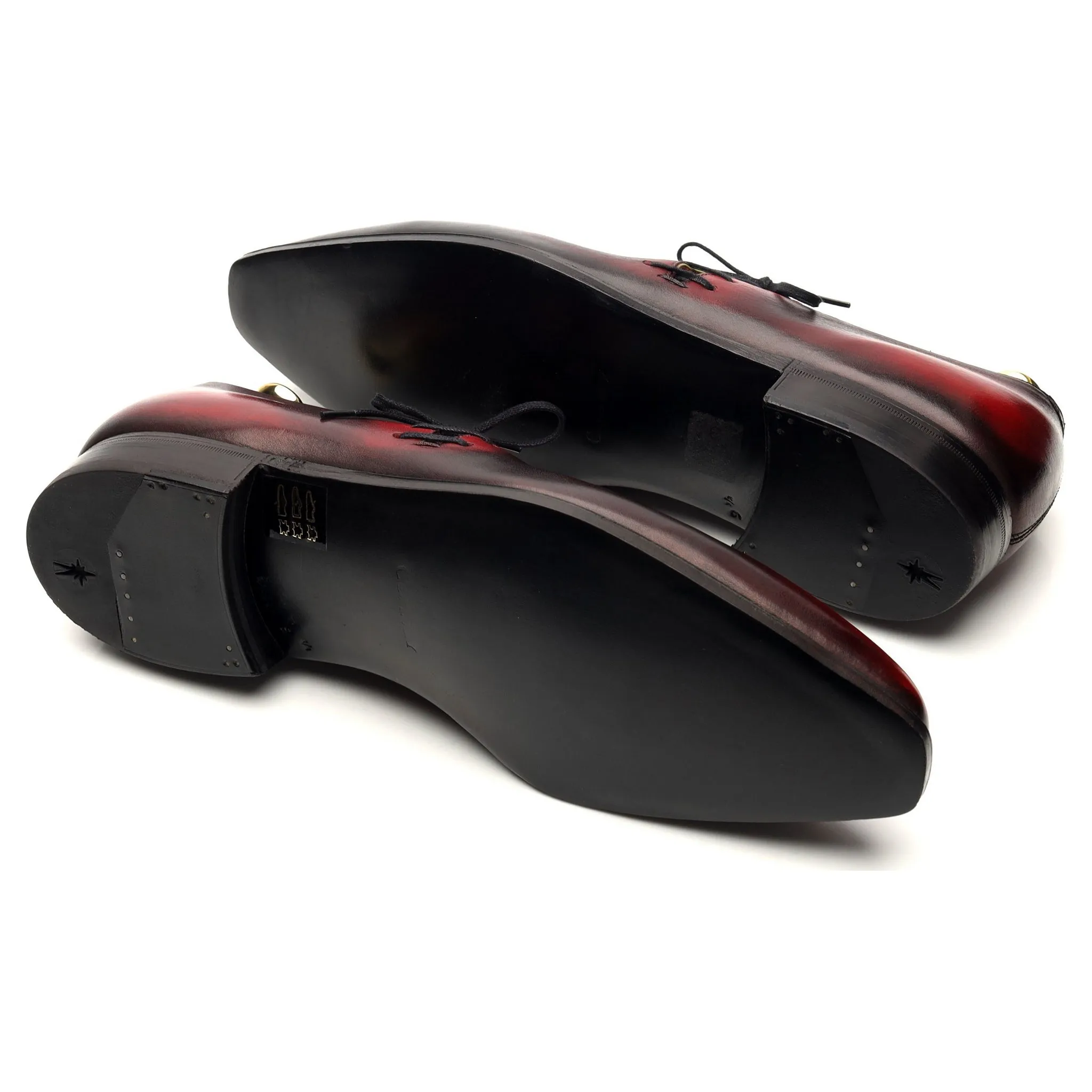 'Lateral Lace' Red Leather Oxford UK 8.5 E