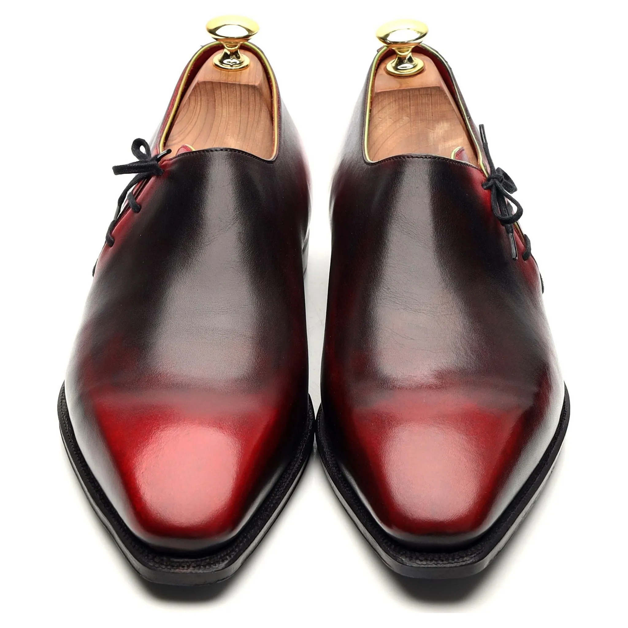 'Lateral Lace' Red Leather Oxford UK 8.5 E