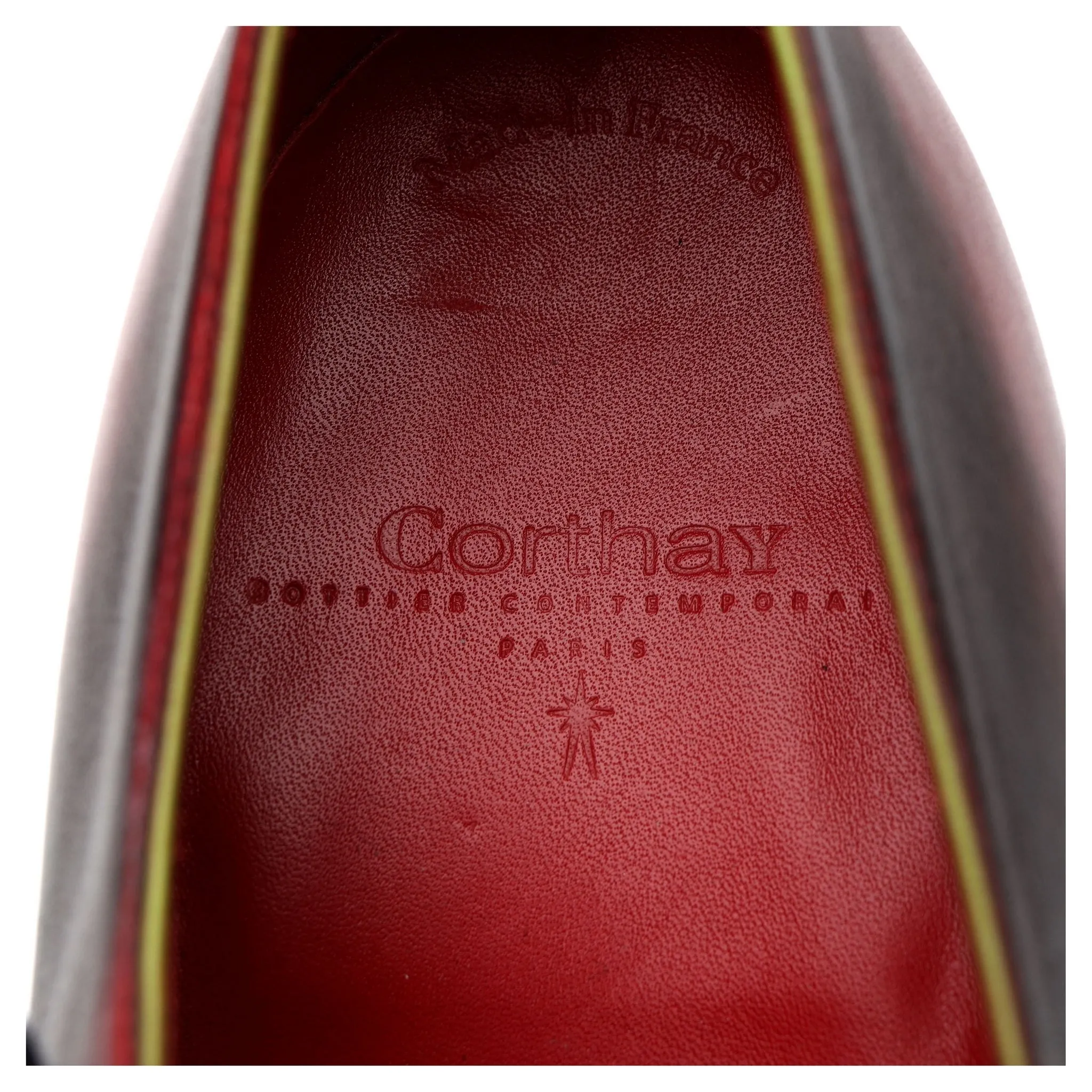 'Lateral Lace' Red Leather Oxford UK 8.5 E
