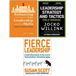 Leadership Strategy Tactics,Enhancing Your Leadership,Fierce Leadership 3 Books Set