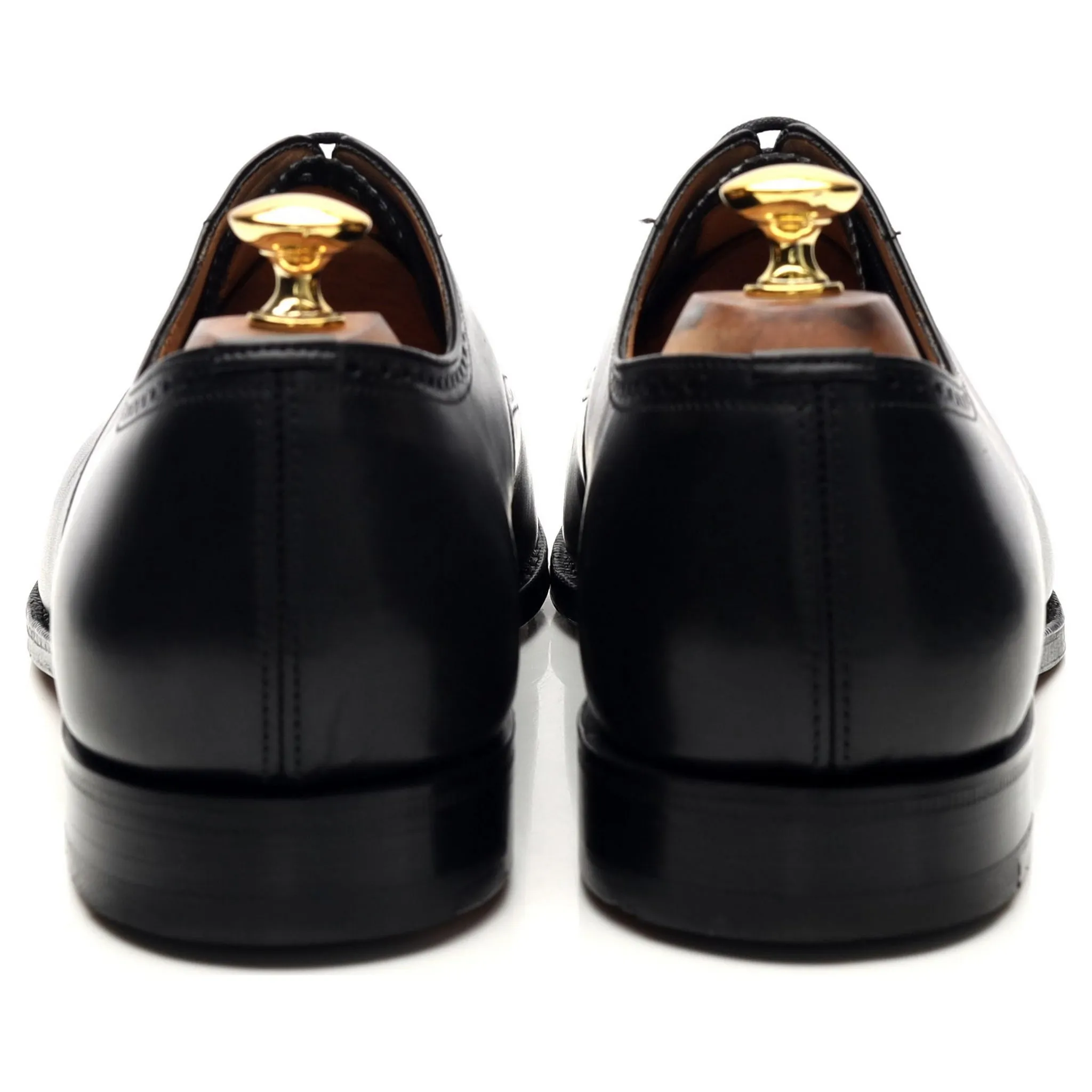 'Legate' Black Leather Oxford  Brogue UK 11 G