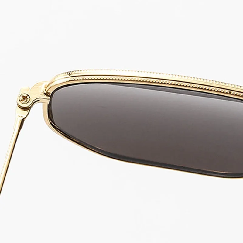 LeonLion Fashion Retro Sunglasses Men 2021 Square Vintage Glasses for Men/Women Luxury Sunglasses Men Small Lunette Soleil Homme