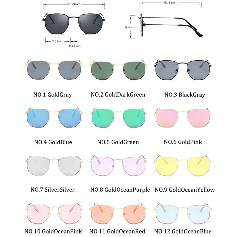 LeonLion Fashion Retro Sunglasses Men 2021 Square Vintage Glasses for Men/Women Luxury Sunglasses Men Small Lunette Soleil Homme
