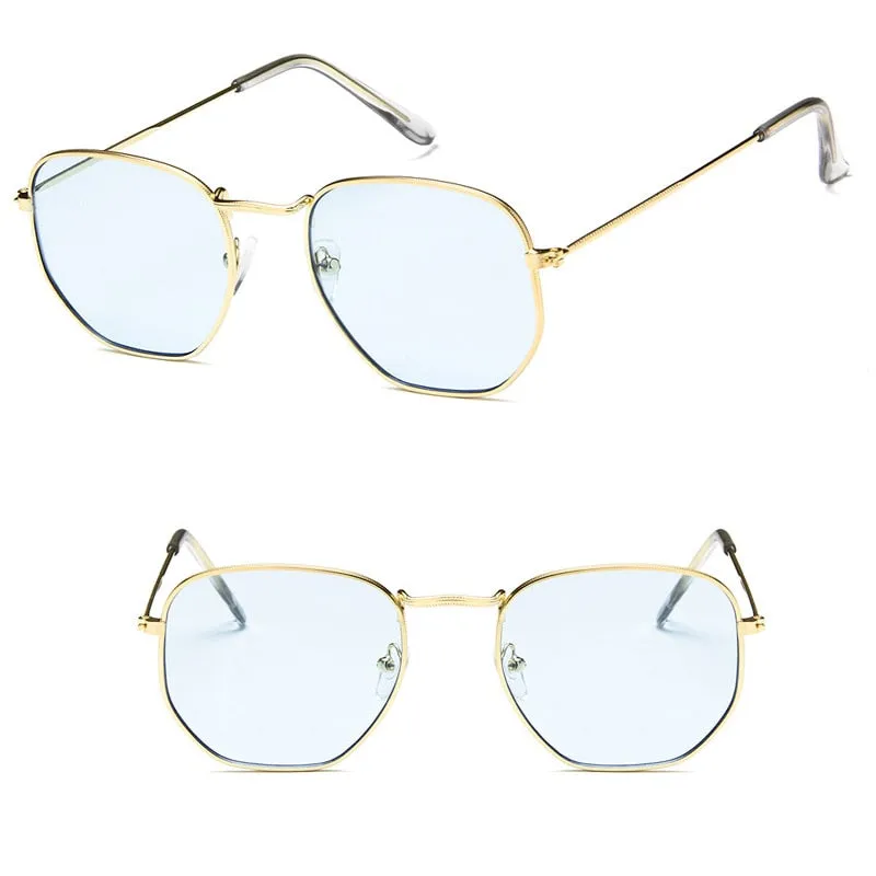 LeonLion Fashion Retro Sunglasses Men 2021 Square Vintage Glasses for Men/Women Luxury Sunglasses Men Small Lunette Soleil Homme