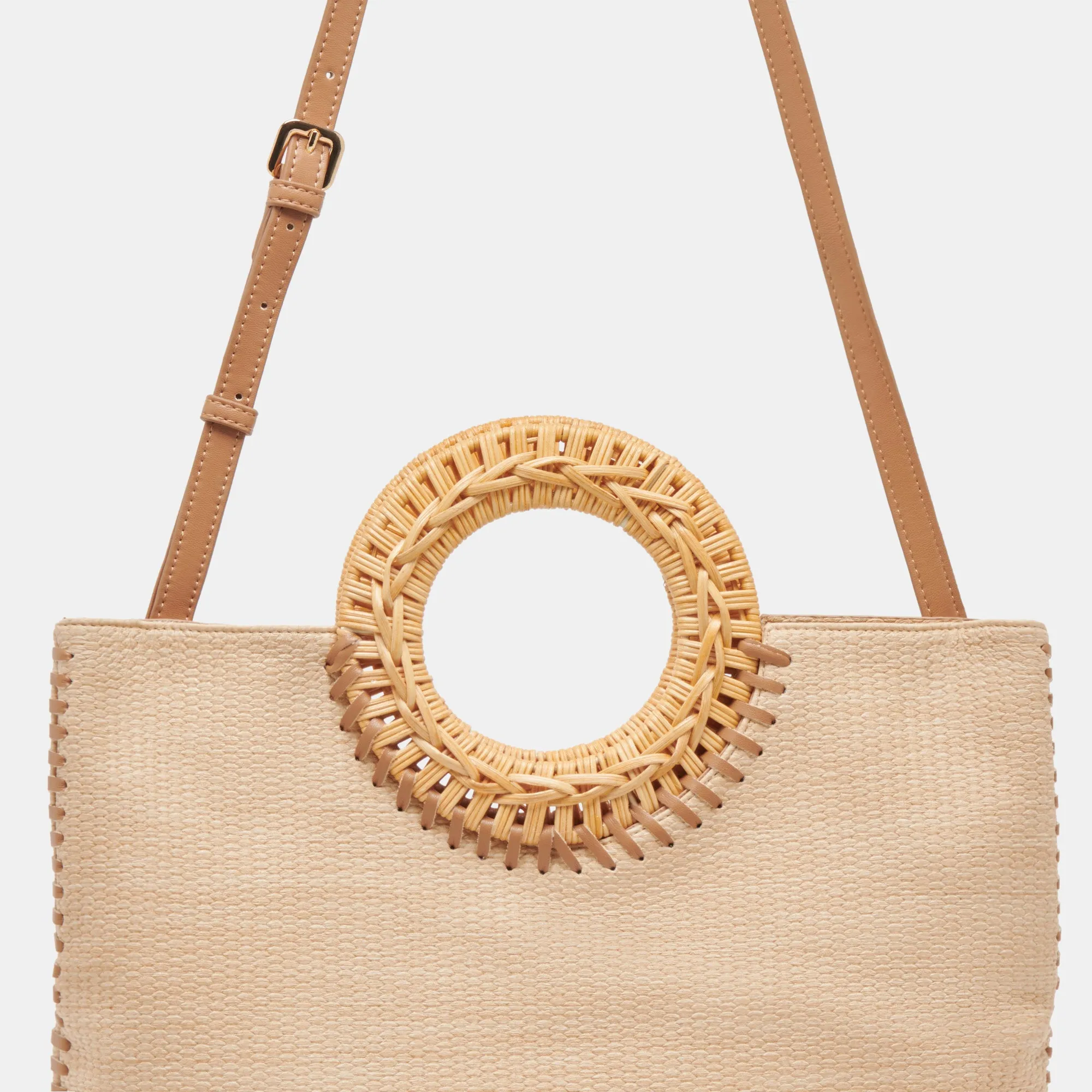 LILAH CLUTCH NATURAL EMBOSSED STELLA