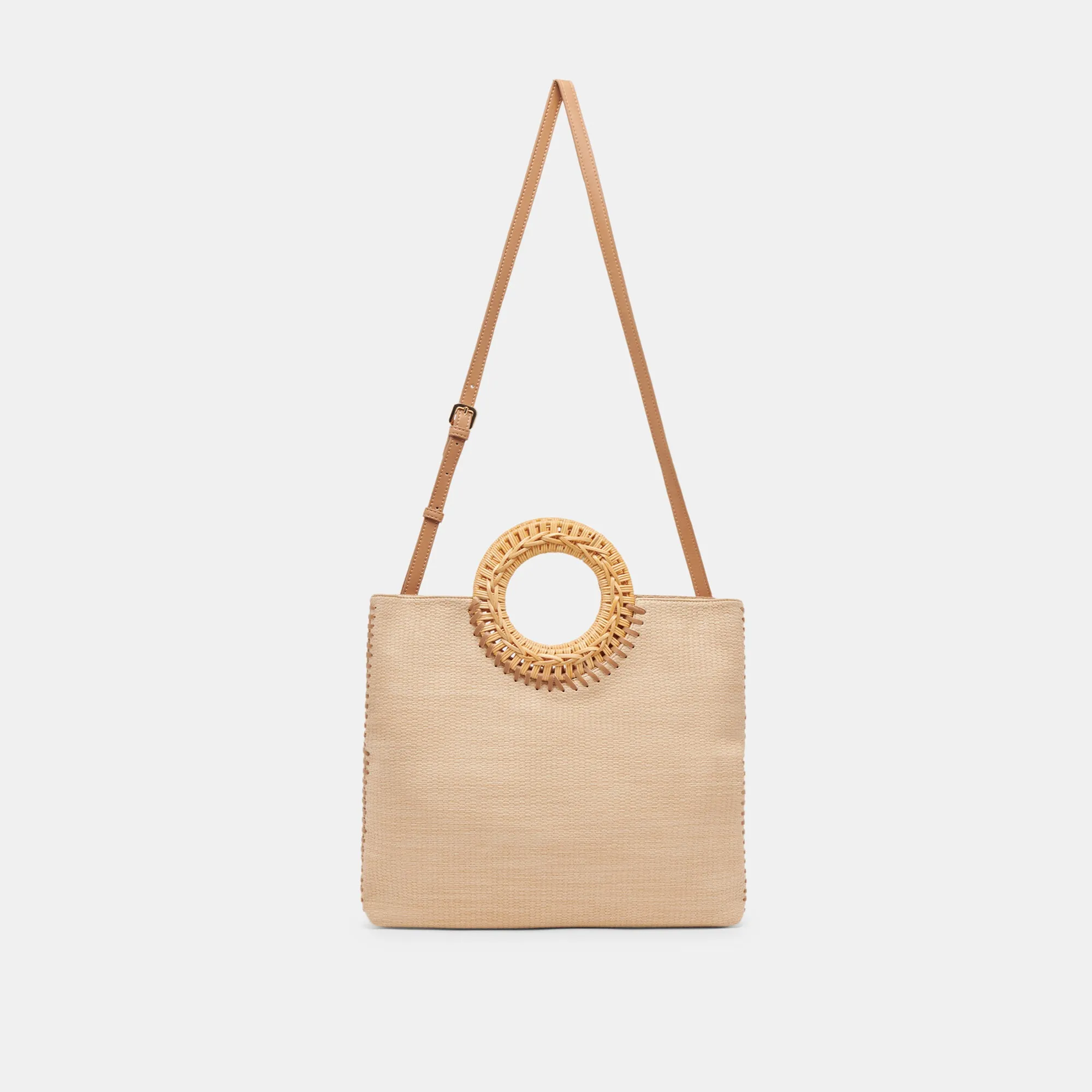 LILAH CLUTCH NATURAL EMBOSSED STELLA