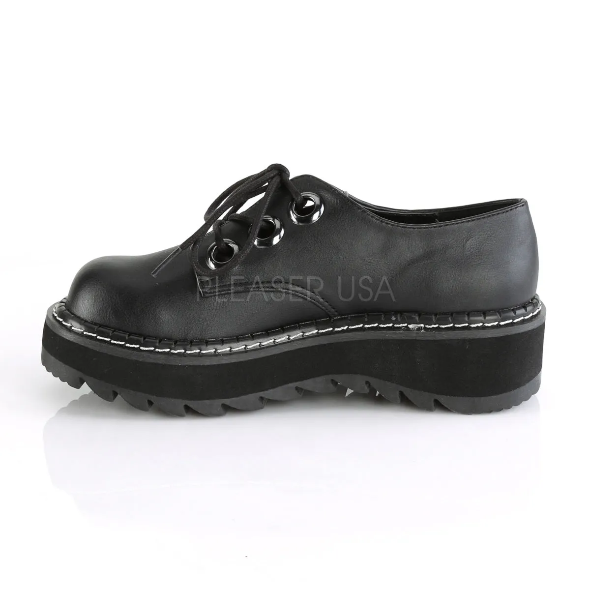 LILITH-99  Black Vegan Leather