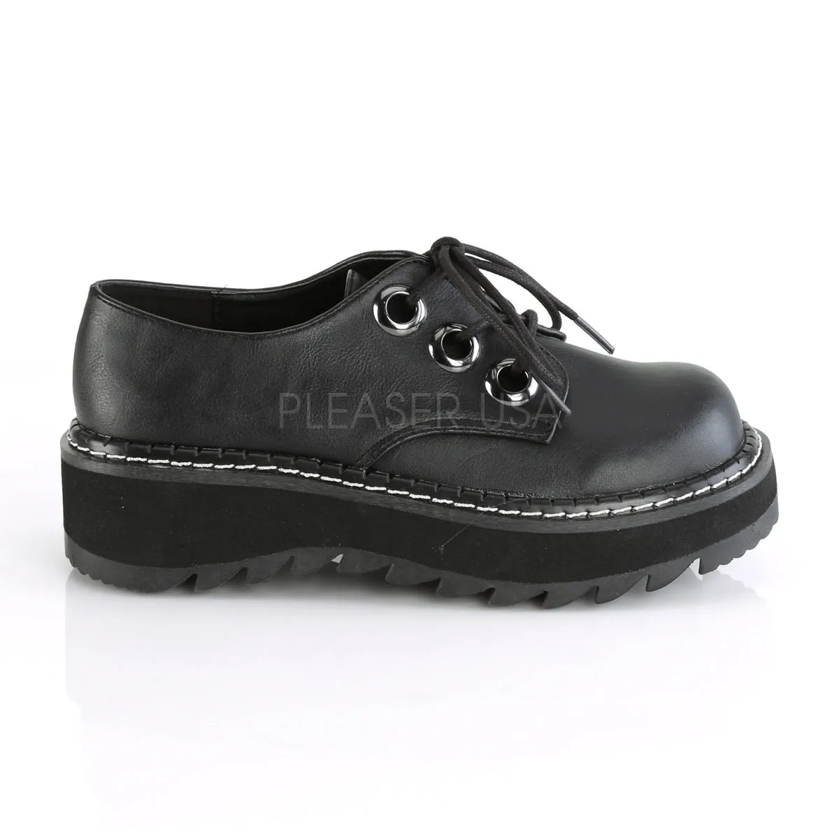 LILITH-99  Black Vegan Leather
