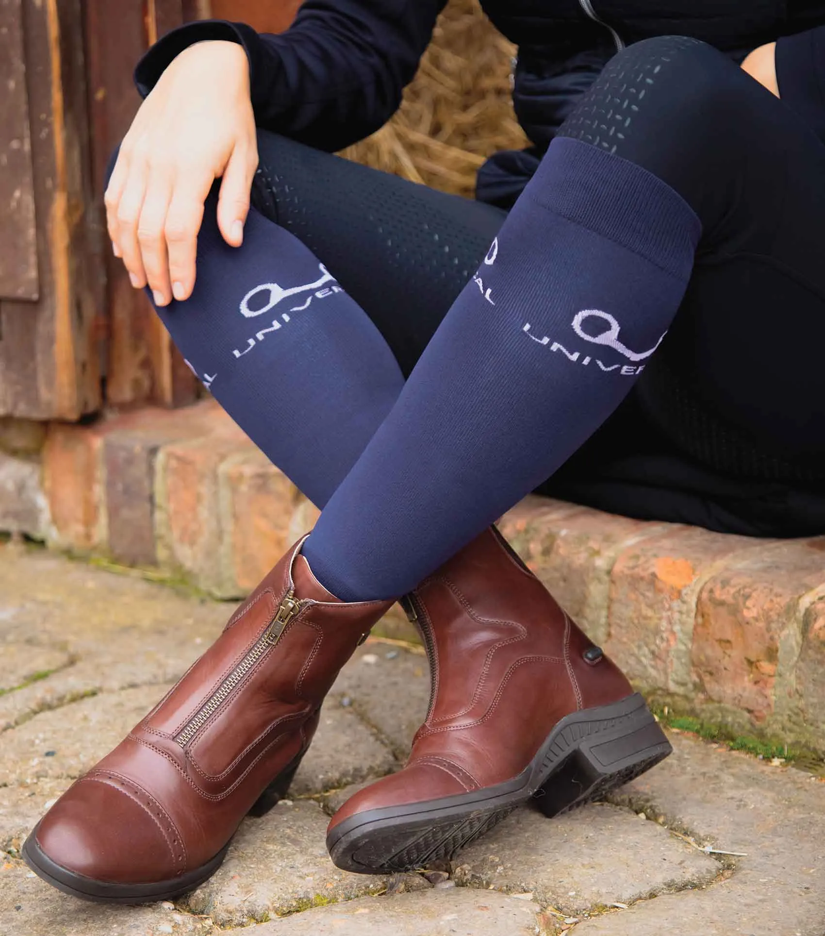 Loxley Ladies Leather Paddock/Riding Boots Brown