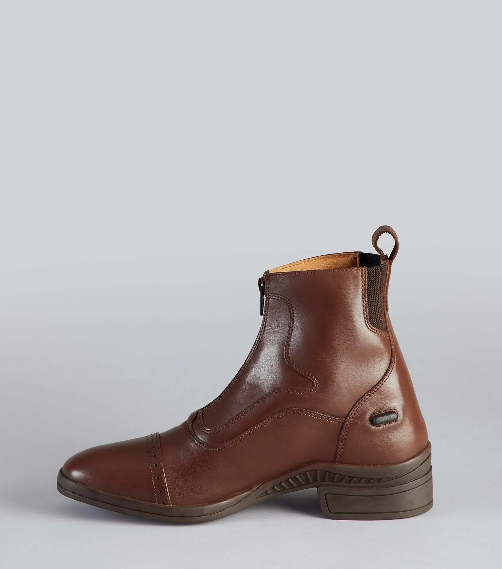 Loxley Ladies Leather Paddock/Riding Boots Brown