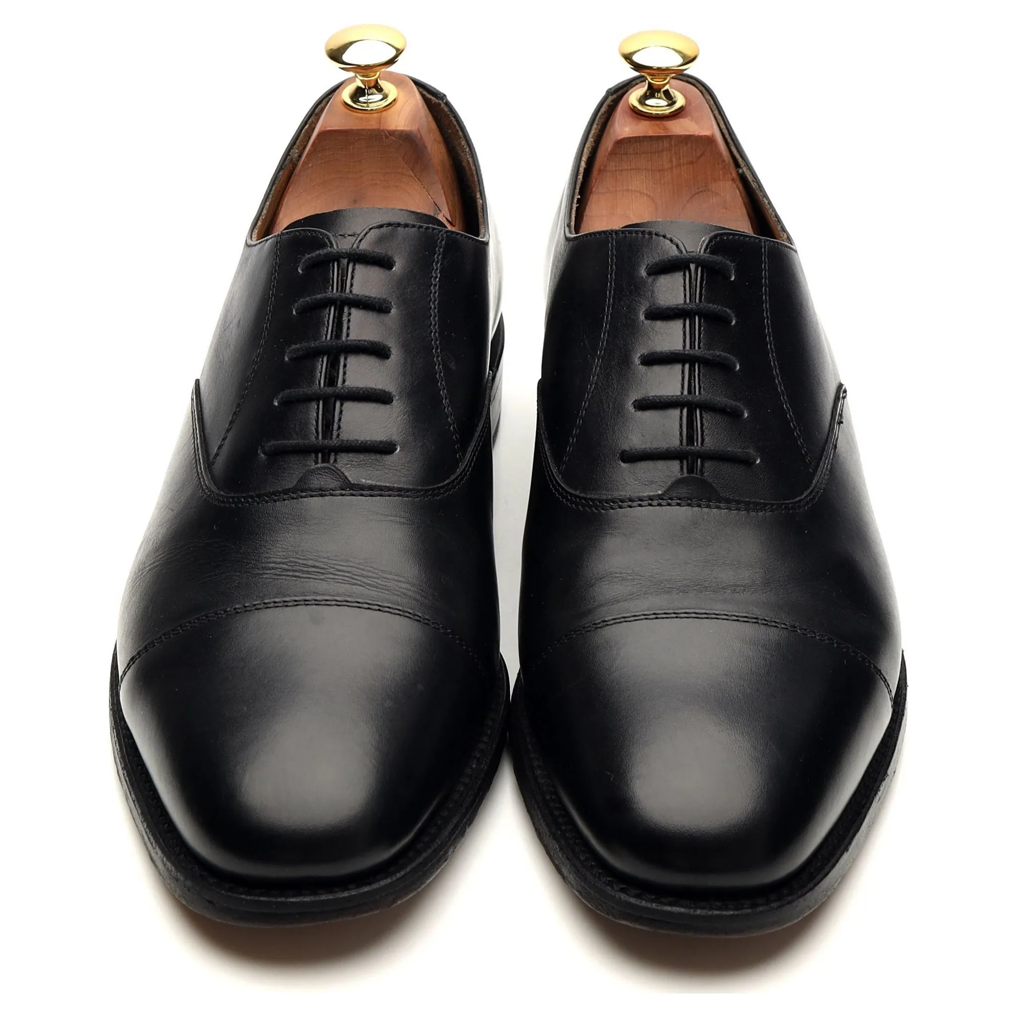 'Luton' Black Leather Oxford UK 9 G