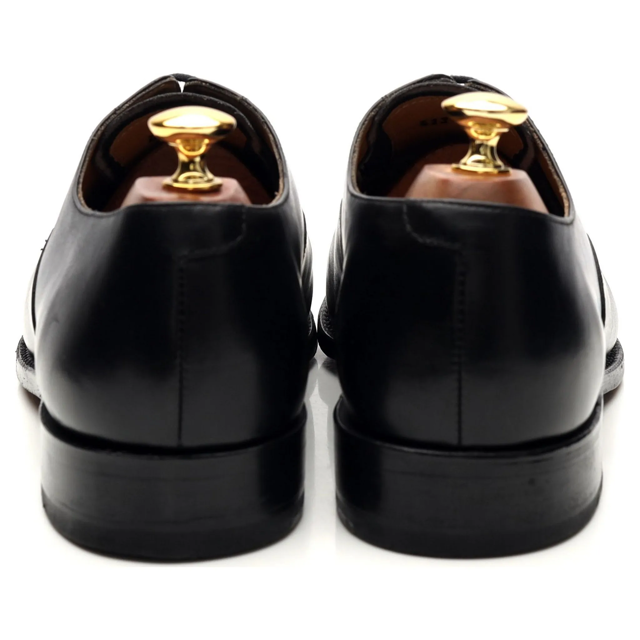 'Luton' Black Leather Oxford UK 9 G