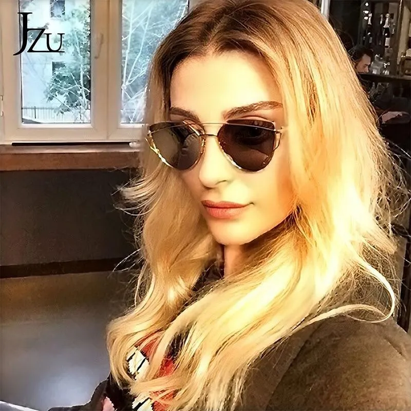 Macarons!Designer Mirror Flat Reflective Sunglasses