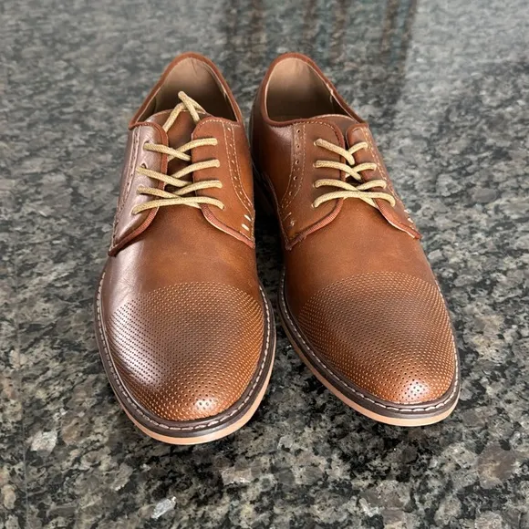 Madden men’s M-alk cognac Oxford  9M New