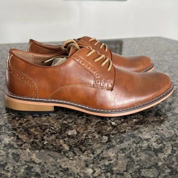 Madden men’s M-alk cognac Oxford  9M New