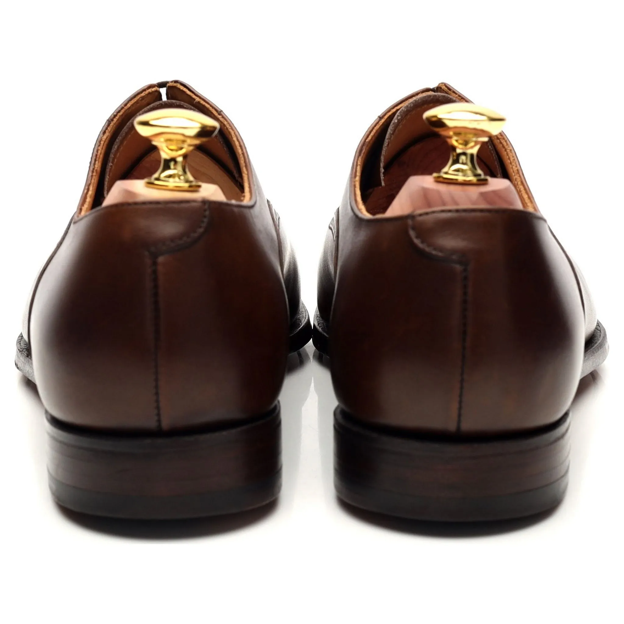 'Malton' Brown Leather Oxford Brogue UK 7 E