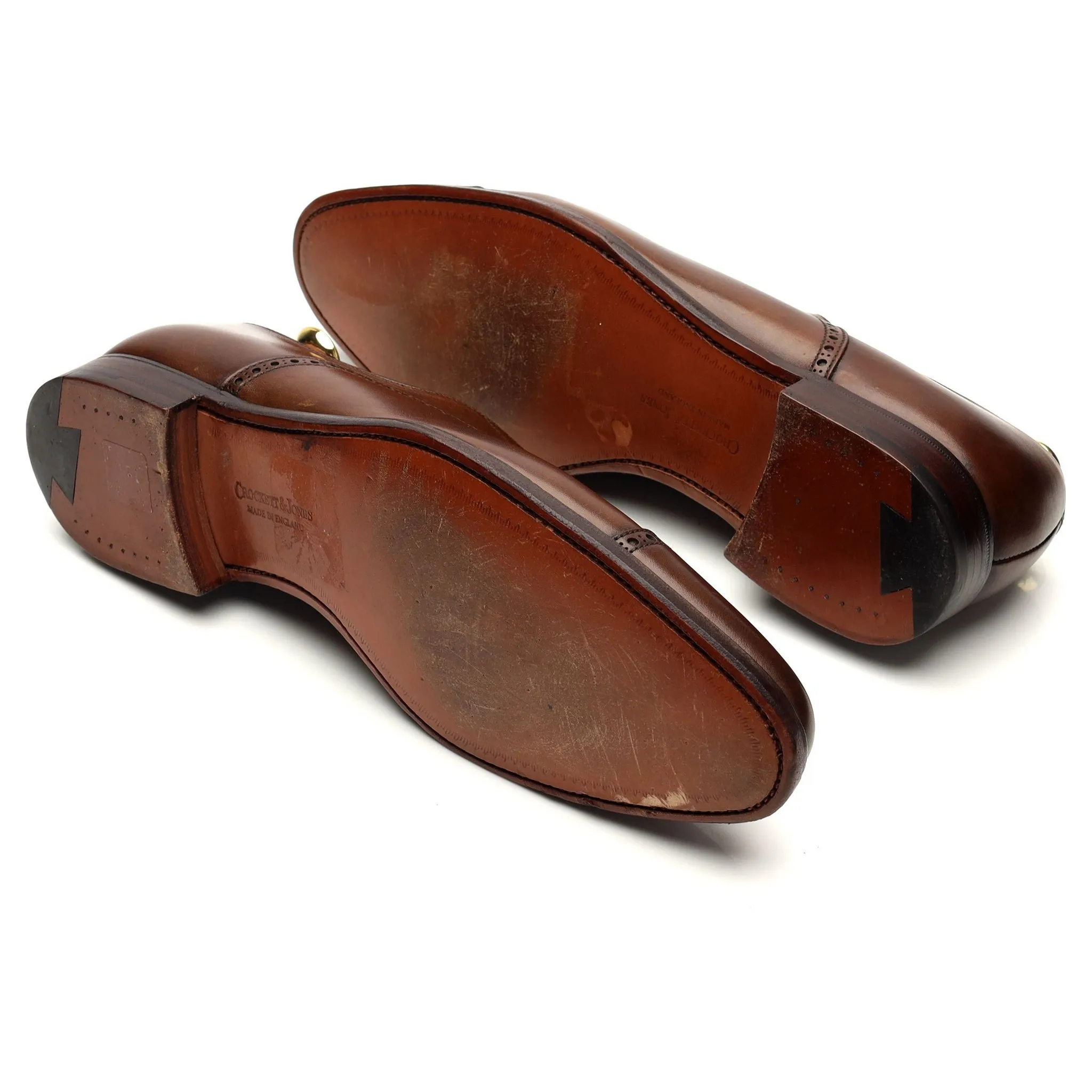 'Malton' Brown Leather Oxford Brogue UK 7 E