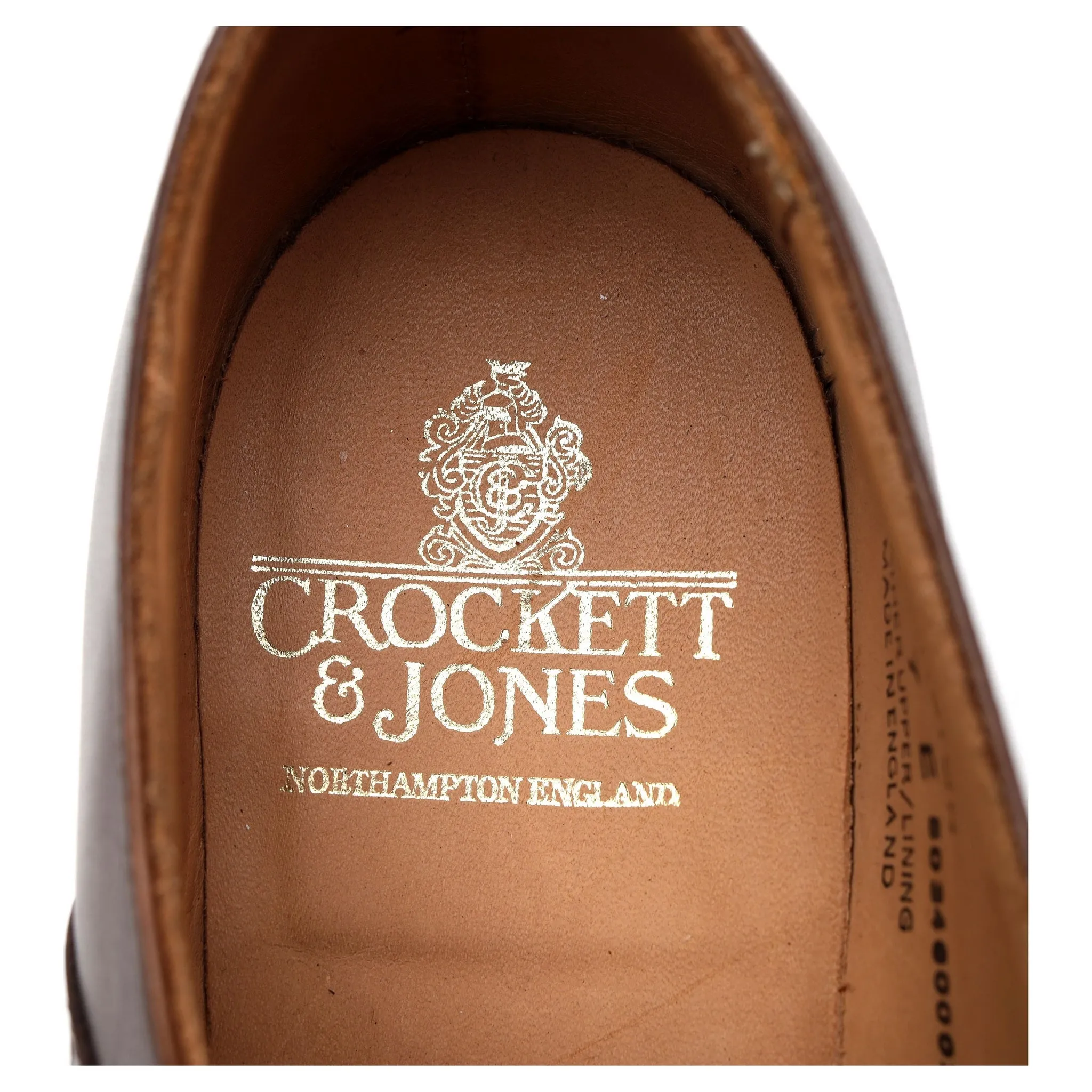 'Malton' Brown Leather Oxford Brogue UK 7 E
