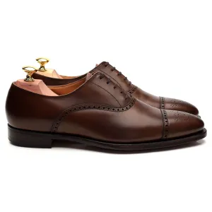 'Malton' Brown Leather Oxford Brogue UK 7 E