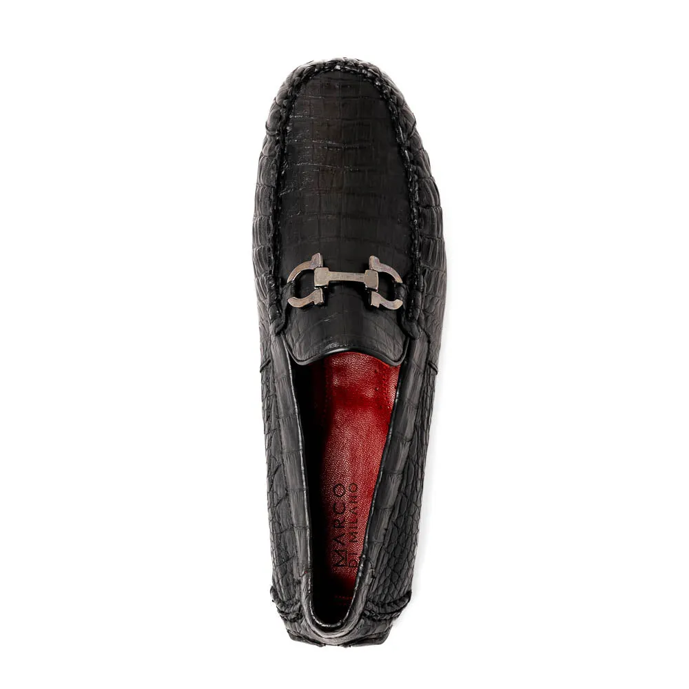 Marco Di Milano Parma Black Caiman Belly Bit Drivers
