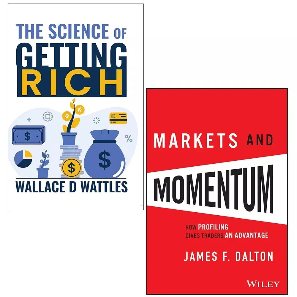 Markets and Momentum HB, Science of Getting Rich Wallace D. Wattles 2 Books Set