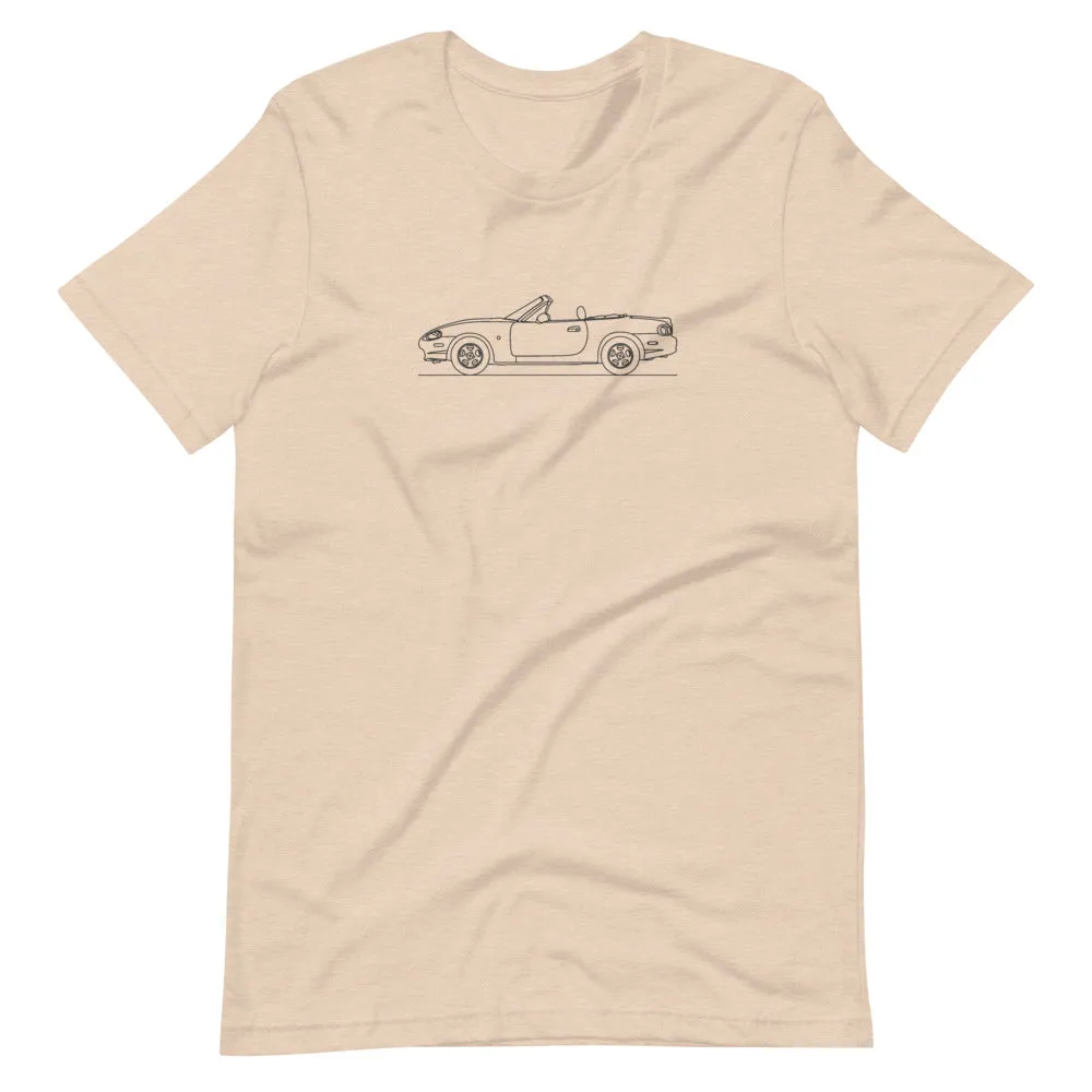 Mazda MX-5 Miata NB silhouette T-shirt