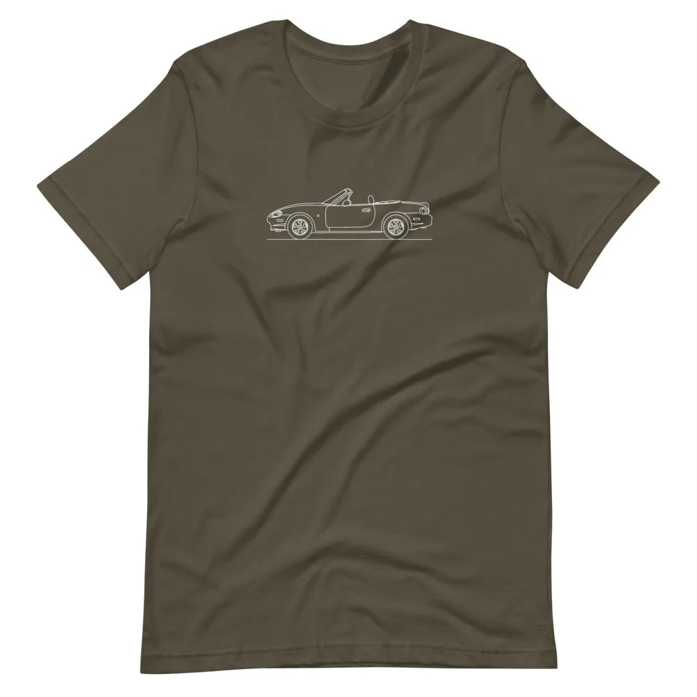 Mazda MX-5 Miata NB silhouette T-shirt