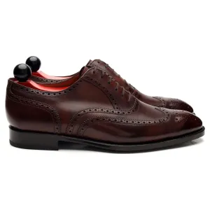 'McClure' Brown Museum Leather Oxford Brogue UK 9.5 E