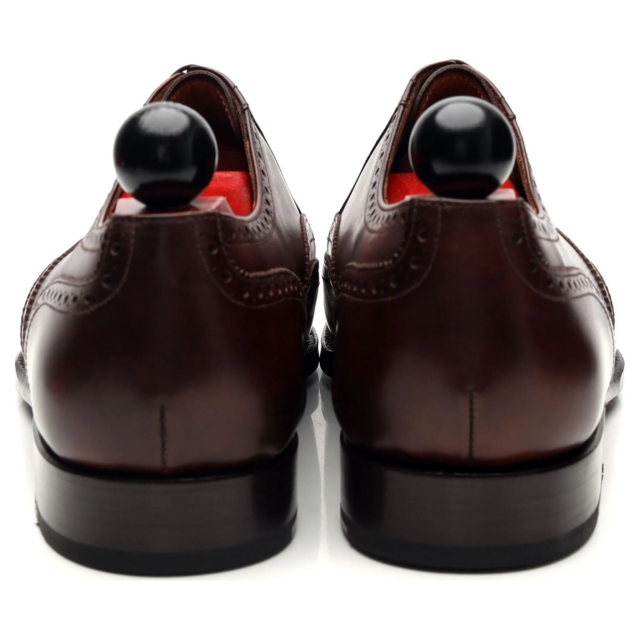 'McClure' Brown Museum Leather Oxford Brogue UK 9.5 E
