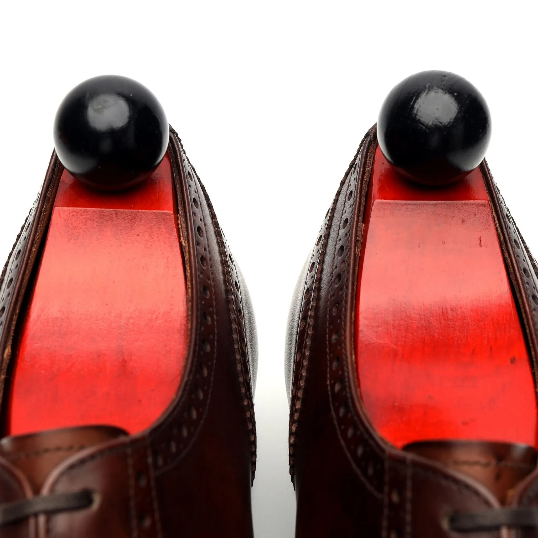 'McClure' Brown Museum Leather Oxford Brogue UK 9.5 E