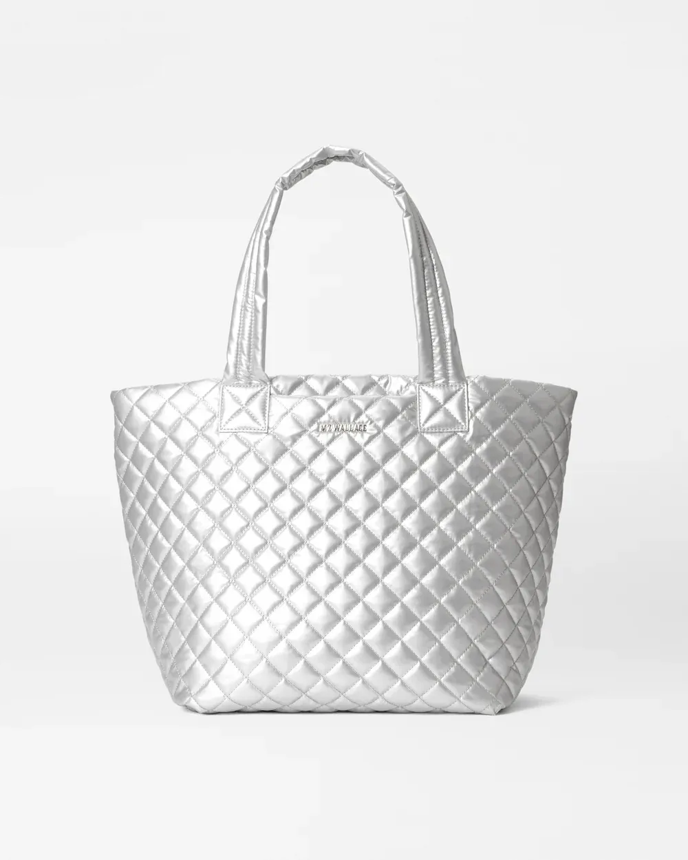 Medium Metro Tote Deluxe | Matte Silver