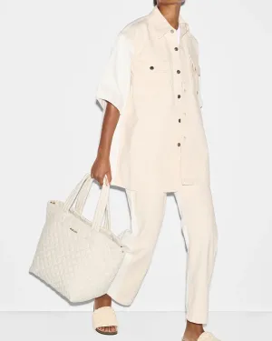 Medium Metro Tote Deluxe | Sandshell