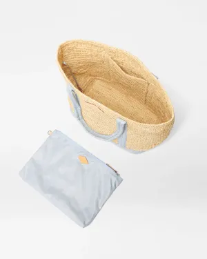 Medium Raffia Tote | Chambray