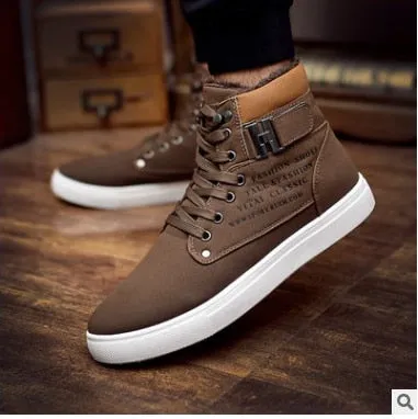 Men frosted suede casual shoes