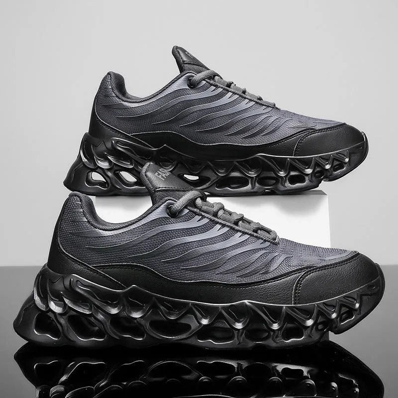 Men's Chunky Lace-Up Sneakers: Daddy Style and Sports Performance