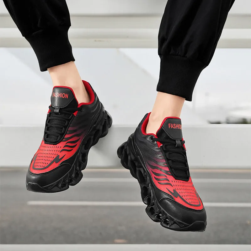 Men's Chunky Lace-Up Sneakers: Daddy Style and Sports Performance