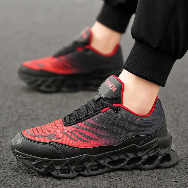 Men's Chunky Lace-Up Sneakers: Daddy Style and Sports Performance