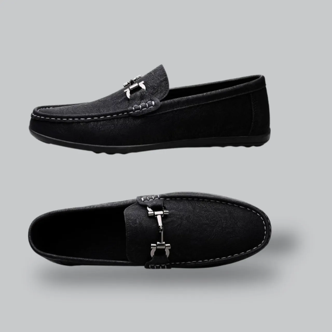 Men���s Leather Loafers | Genuine Leather, Slip-On Design, Comfortable Business Shoes