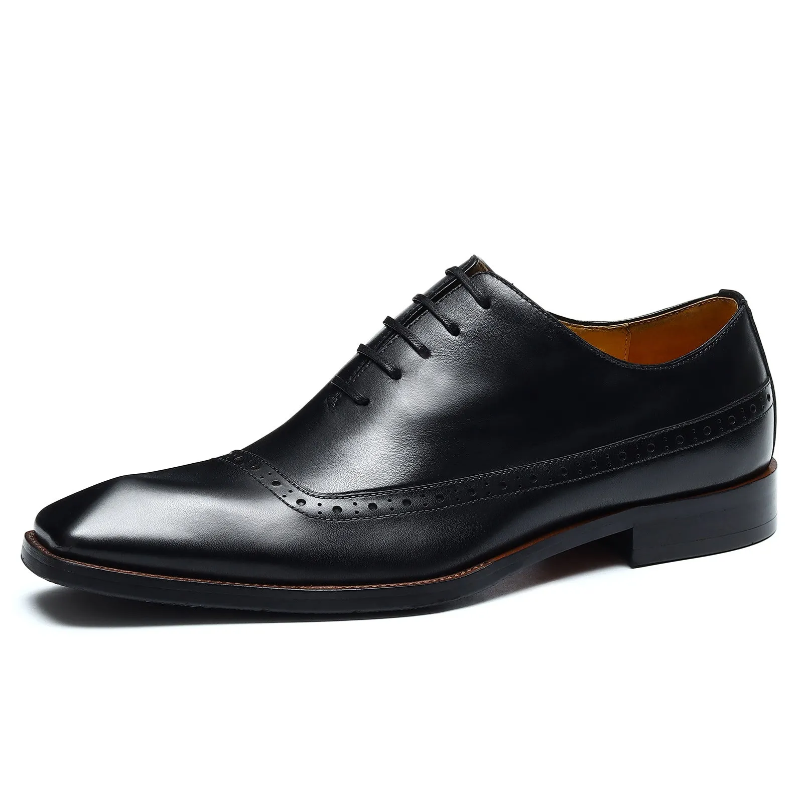 Men's Leather Shoes Genuine Leather England Style Brogue Business Formal Wear Oxford Shoes men shoe68878