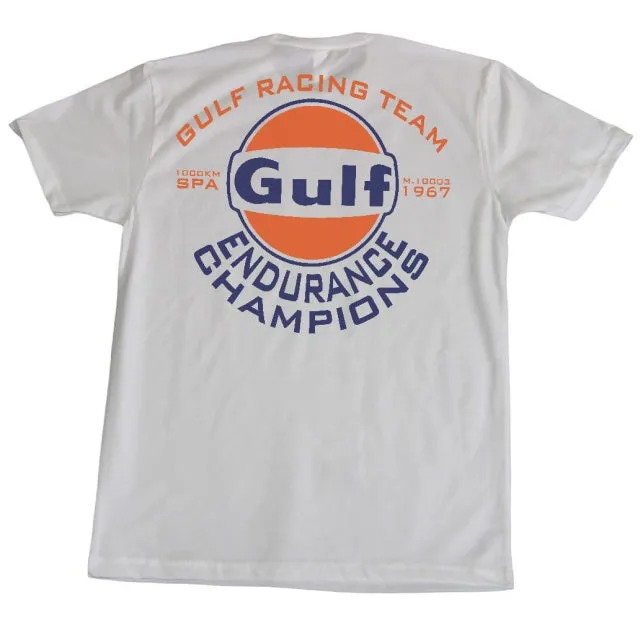 Men's M&P Speed Shop T-Shirt: GULF Endurance Racing White