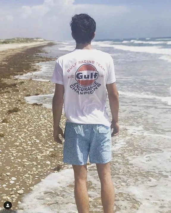 Men's M&P Speed Shop T-Shirt: GULF Endurance Racing White