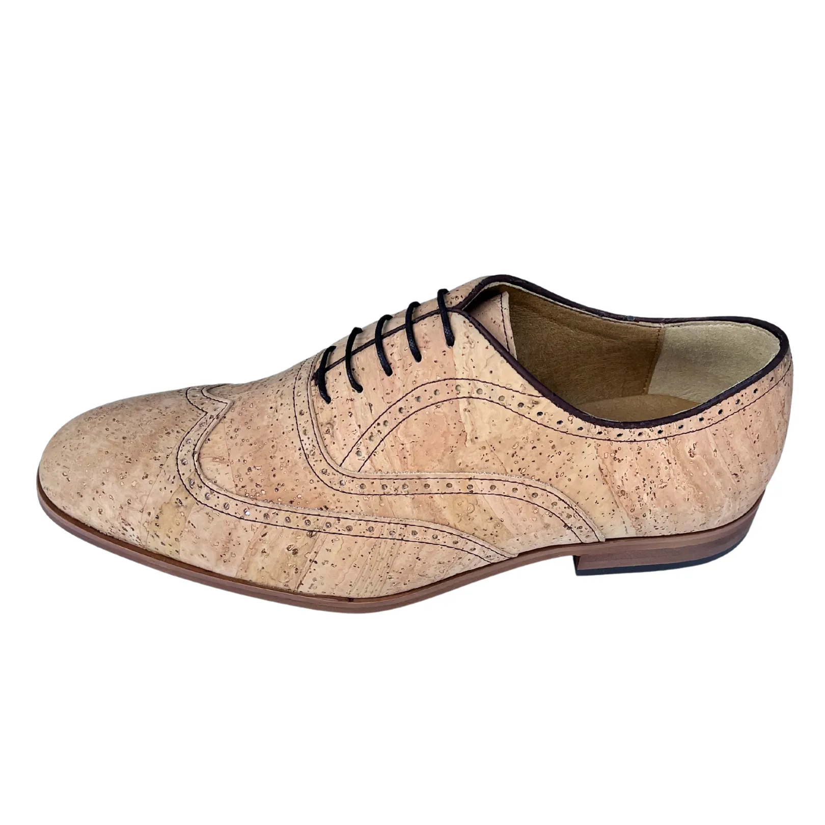 Men's Natural Cork Brogue