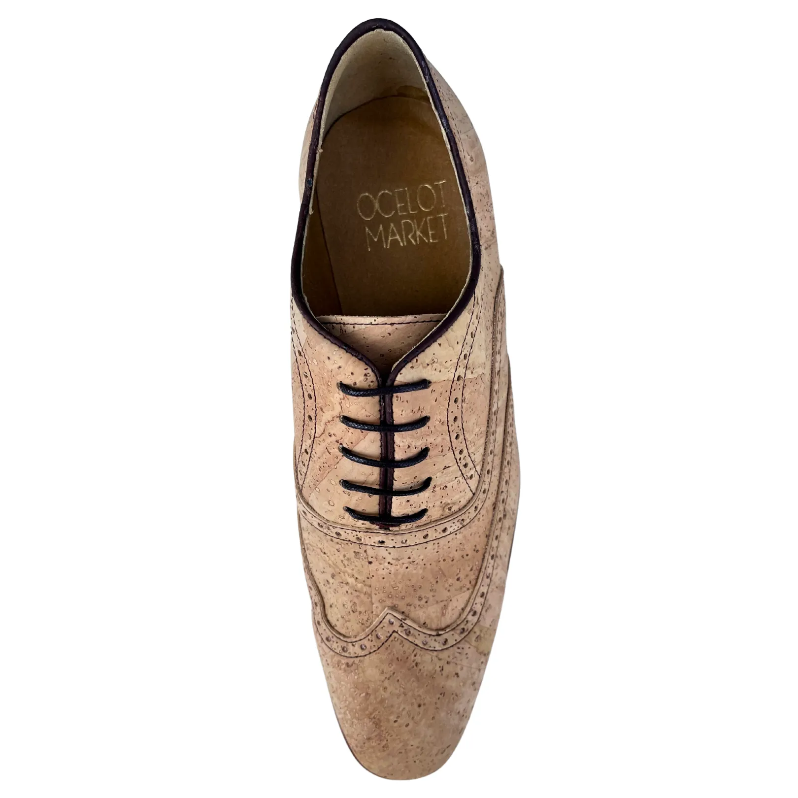 Men's Natural Cork Brogue