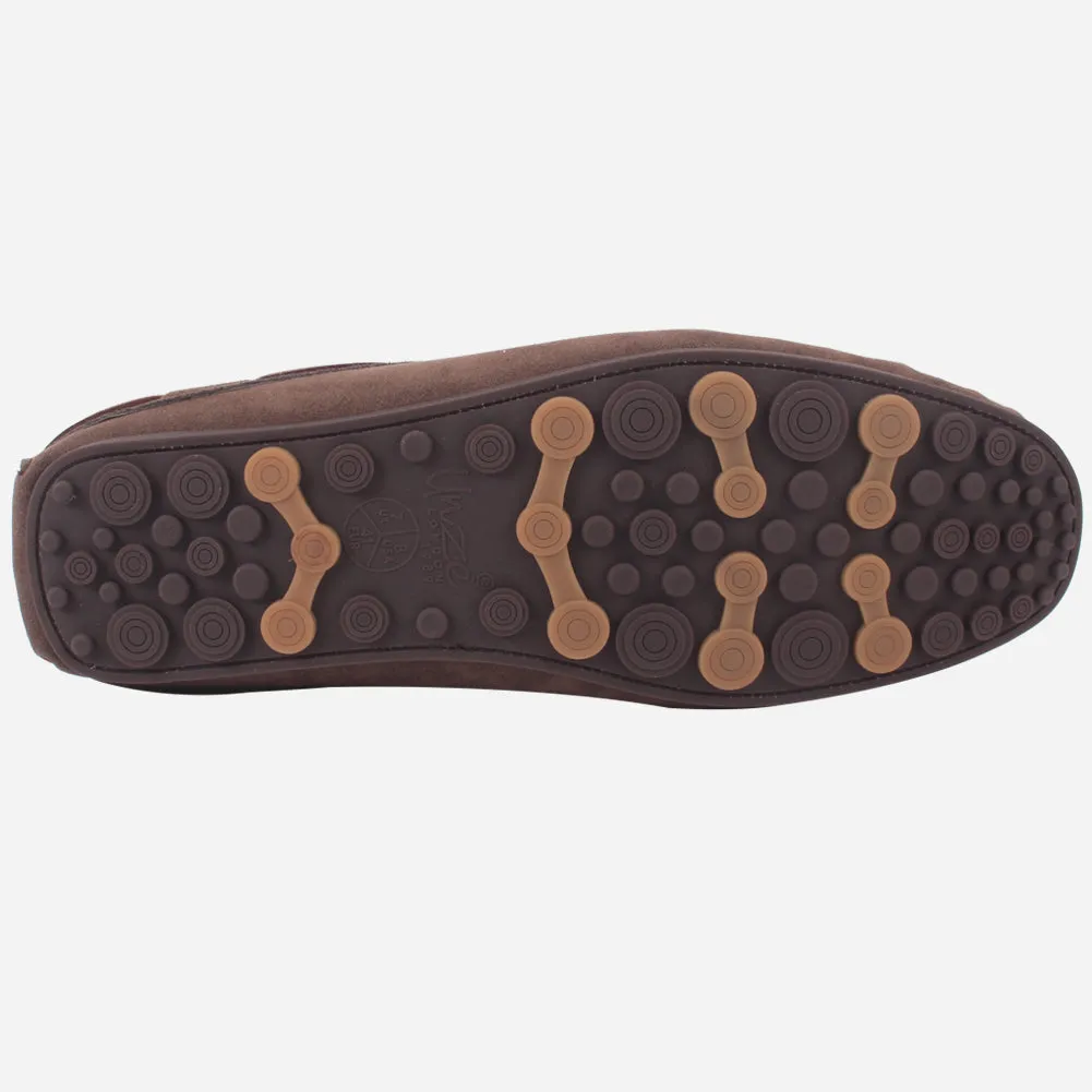 Mens "FISTMAR" Backless Slip-ons Suede Moccasins