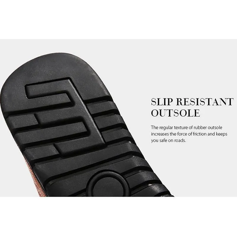 Men's Solid Color Business Cowskin Casual Driving Shoes