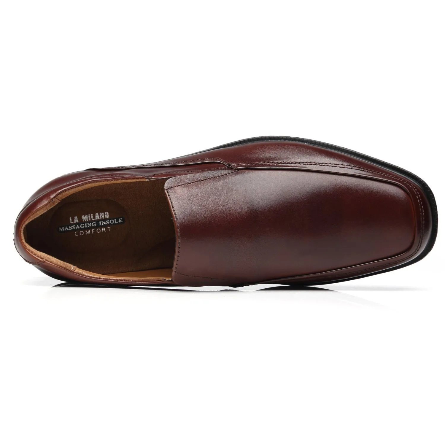 Men's Wide Width Oxford Shoes Wide-3-Brown
