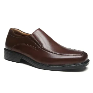 Men's Wide Width Oxford Shoes Wide-3-Brown