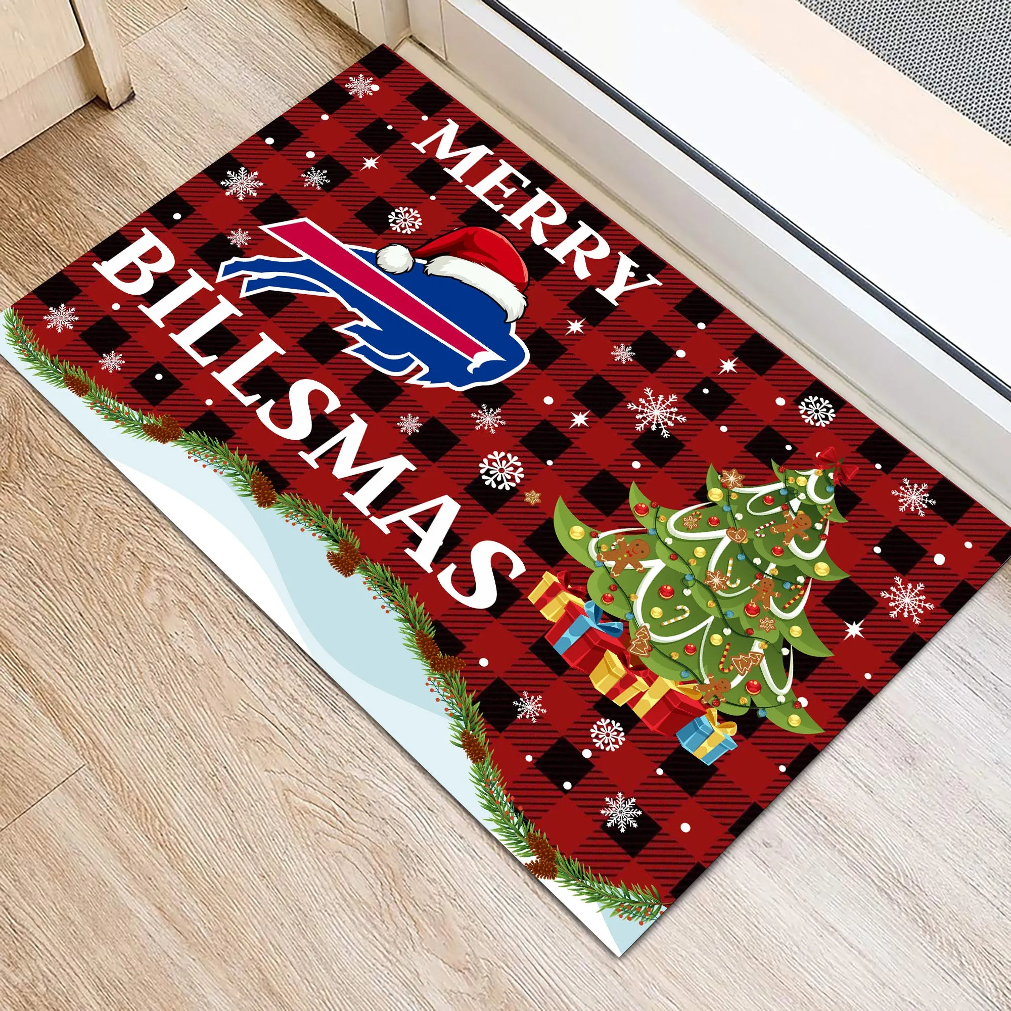 Merry Christmas Doormat - Anti Slip Indoor Doormat - BFLB